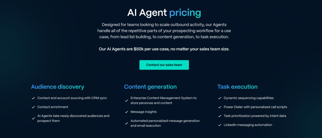 Regie.ai Pricing